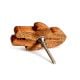 Kids Handmade Acacia Wood Teddy Bear Knob